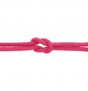 Baumwollkordel Hoodieband 6 mm pink
