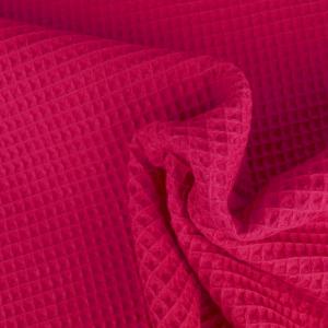 Waffelpique Uni 100% Baumwolle Ökotex 100 pink