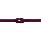 Baumwollkordel Hoodieband 6 mm violett