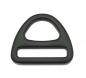 Preview: Dreieck D-Ring 20 mm schwarz matt