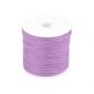 Preview: 18 Meter Baumwollband Kordel Schnur 1mm helllila auf der Rolle
