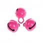 Preview: Glöckchen 15mm pink mod uni Schelle Rassel Bimmel Nr. 31 4053751009934