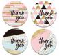 Preview: 8 Aufkleber 25 mm THANK YOU Nr. 8