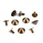 Preview: Buchschraube SPITZE 9,5 mm altmessing