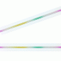 Preview: endlos Regenbogen BASIC 5 mm weiß