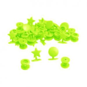 25 BabySnaps STERN T5 Snaps Druckknöpfe neongrün (g) B50