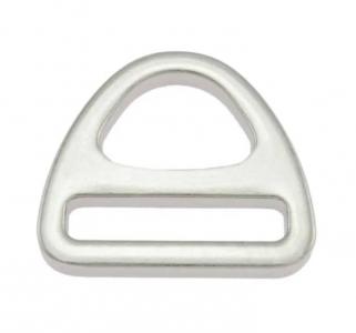 Dreieck D-Ring 20 mm silber