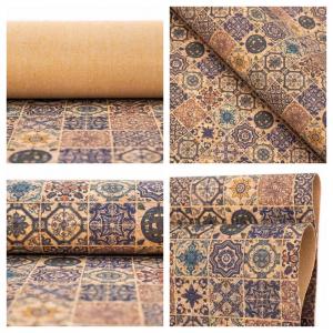 1 Rolle Kork Fliese blau 26 x 30 cm