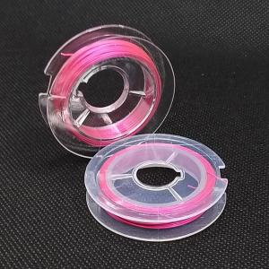 10 Meter Schmuckdraht 0,38 mm Nylonbeschichtung pink