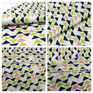 Patchworkstoff Baumwolle DC6114 Ökotex 100 Dreiecke bunt Michael Miller