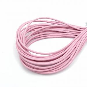 Lederband rosa 1,5 mm echt Rindsleder rund Schnur Lederriemen