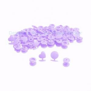 25 BabySnaps HERZ T5 Snaps Druckknöpfe flieder (g)