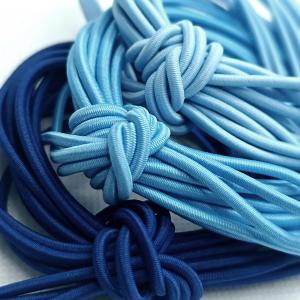 21 Meter Gummikordel rund 2 mm Farbmix (Rundgummikordel)