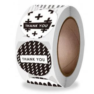 8 Aufkleber 25 mm THANK YOU Nr. 4