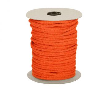 Baumwollkordel Hoodieband 6 mm orange