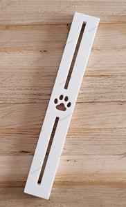 Deko Klötzchen 1 PFOTE TATZE 160 x 22 x 8 mm vertiktal