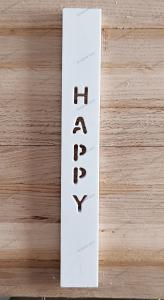 Deko Klötzchen HAPPY 160 x 22 x 8 mm vertiktal KeraQuick