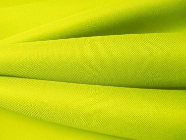 Outdoor Stoff UNI Premium wasserdicht 50 x 140 cm neongelb