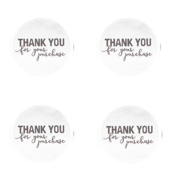 1 Aufkleber 25 mm THANK YOU Business Nr. 1