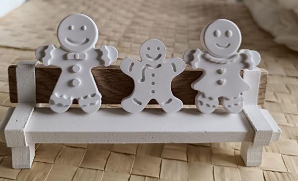DEKO Lebkuchenmännchen Nr. 1 MANN weiß