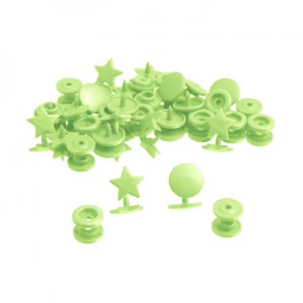 25 BabySnaps STERN T5 Snaps Druckknöpfe lemon (g)