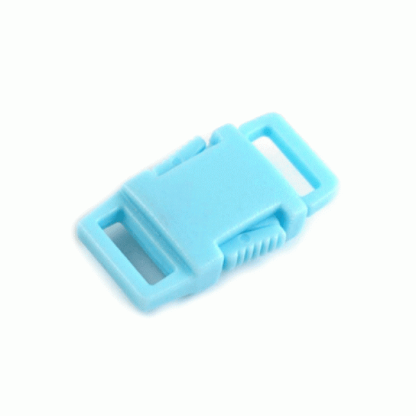 Steckschnallen babyblau 9 mm
