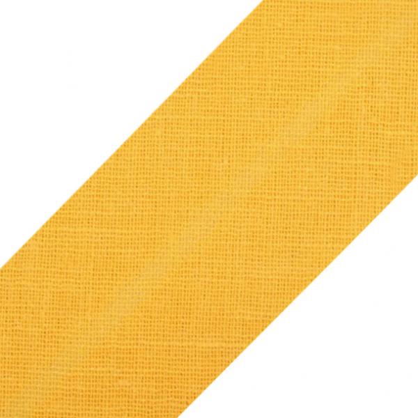 Schrägband 30 mm Baumwollle gelb