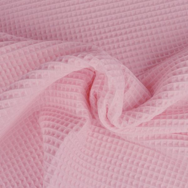 Waffelpique Uni 100% Baumwolle Ökotex 100 rosa