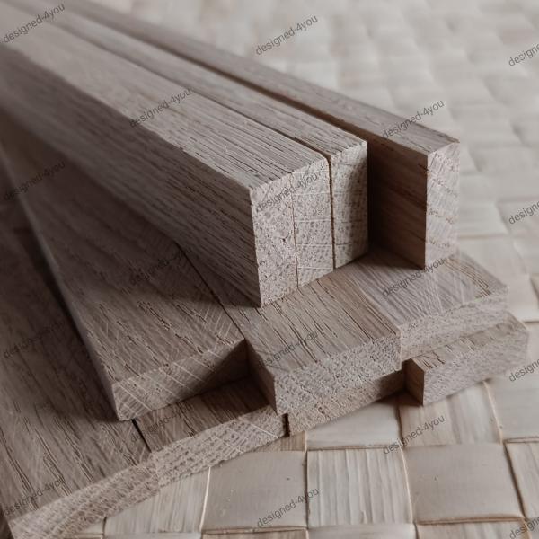 125 x Easy-Sticks 4.0 - Eiche - hell Holzklötzchen Klötzchen 160 x 22 x 8 mm