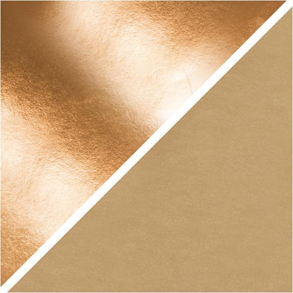 SnapPap Glanzeffekt goldrose / braun