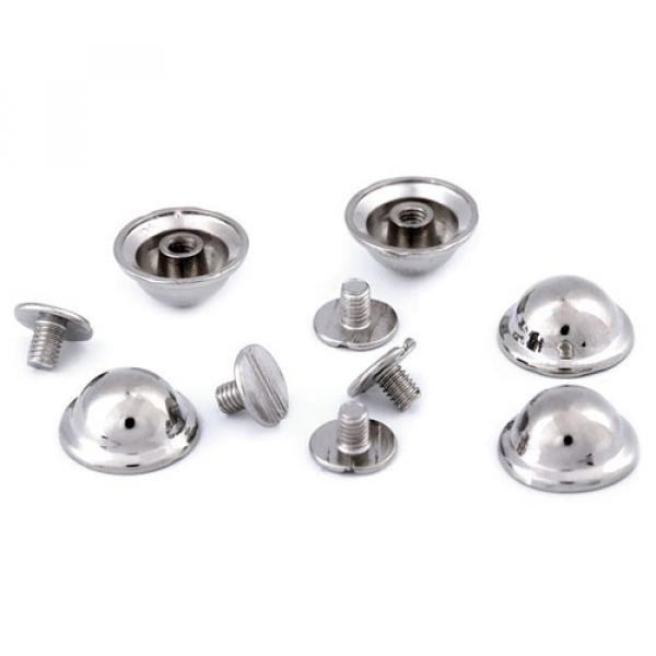 Buchschraube RUND 13 mm silber