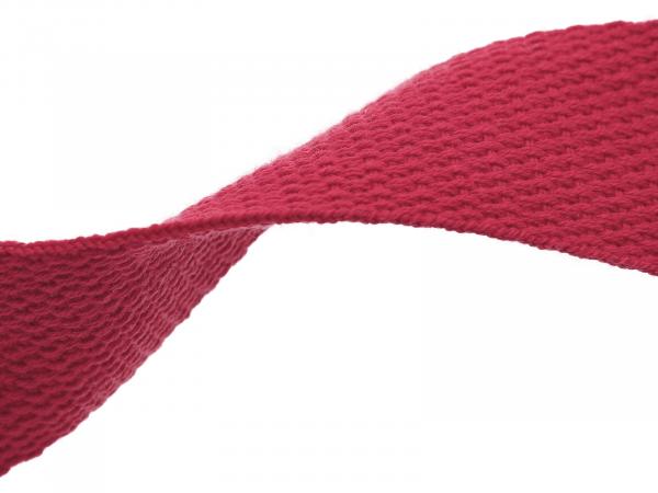 Gurtband Baumwolle Polyester 32/2 mm pink