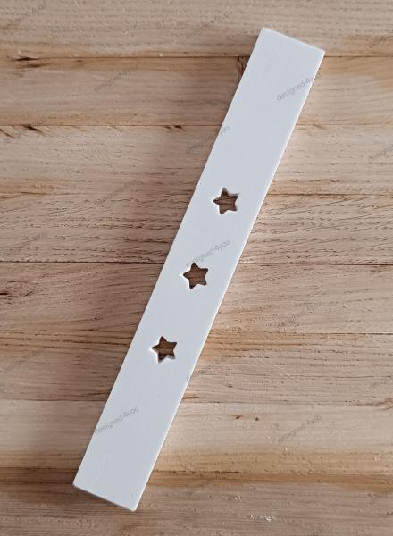 Deko Klötzchen ⭐️ 3 STERNE 160 x 22 x 8 mm