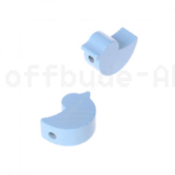 ENTE Motivfigur Fädelfigur horizontal babyblau