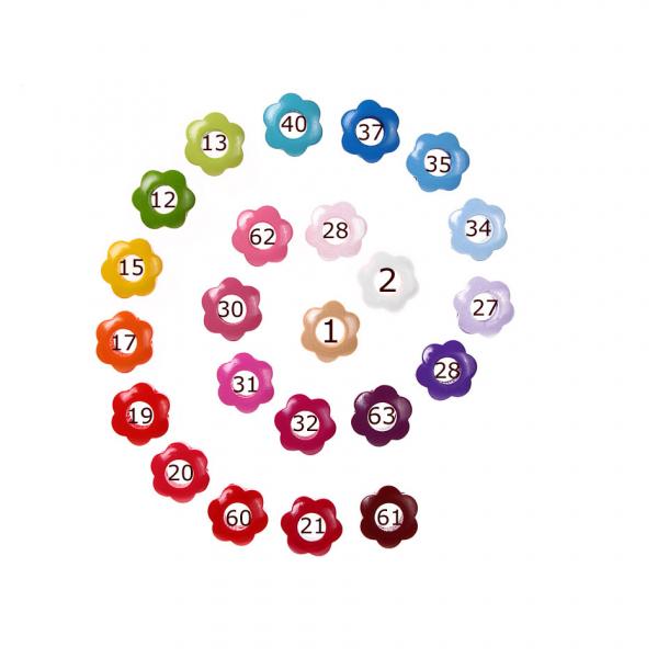 BLUME Motivfigur Nr. 34 Fädelfigur babyblau