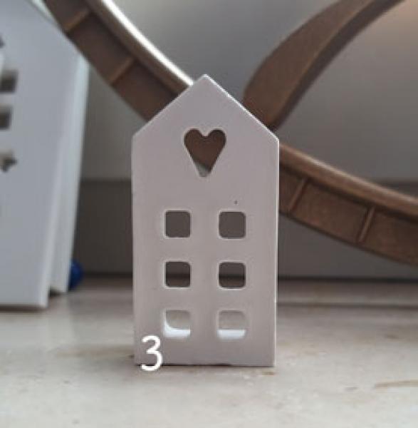 Deko 1 LICHTHAUS Modell C3 weiß