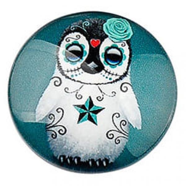 Cabochons Glas 30 mm Modell Nr. 1230 Eule