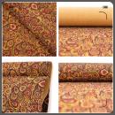1 Rolle Kork Dots gelb rot 39,5 x 54 cm