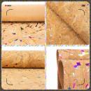 1 Rolle Kork Flitter Glitzer 28 x 45 cm