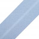 Schrägband 30 mm Baumwollle babyblau
