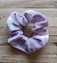 Scrunchie Samt 10 cm flieder Haargummi