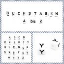 Buchstabenwürfel Y Kunststoff 10 x 10 mm weiß / schwarz