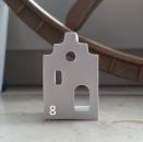 Deko 1 LICHTHAUS Modell C8 weiß