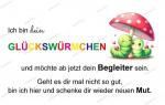 DIY Spruchkarte WÜRMCHEN Nr. 3 "Karte mit Spruch" PDF Download Projekt